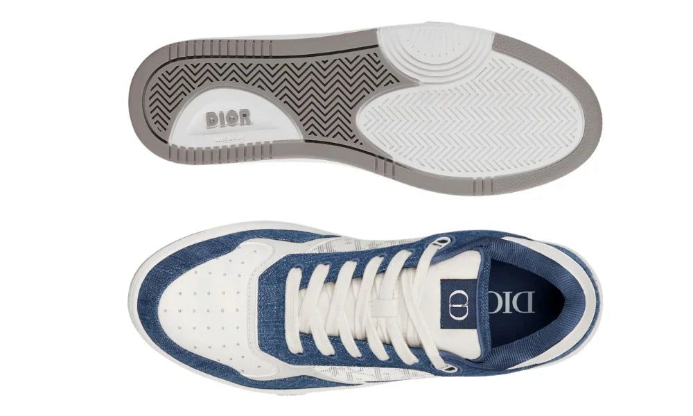 Dior B27 Low Sneakers — Dior Oblique Blue Denim