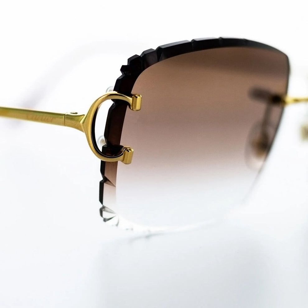 Cartier Diamond-Cut Sunglasses