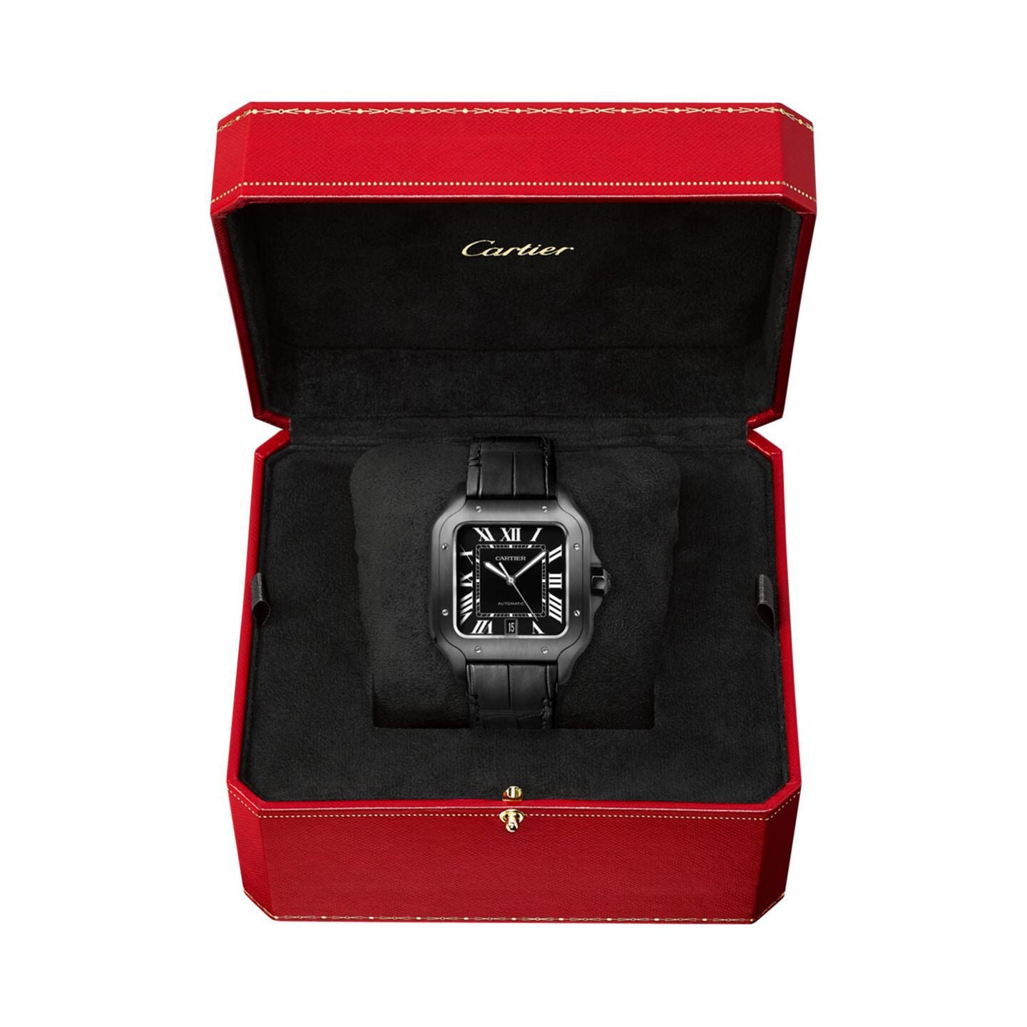 The Cartier Santos Black