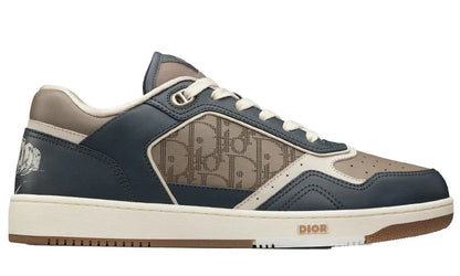 Dior B27 Low Sneakers — Dior Oblique Brown &amp; Deep Grey