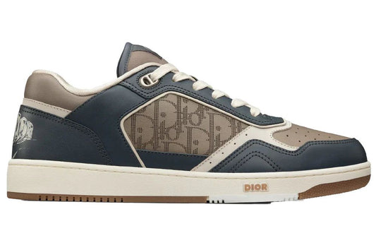 Dior B27 Low Sneakers — Dior Oblique Brown &amp; Deep Grey