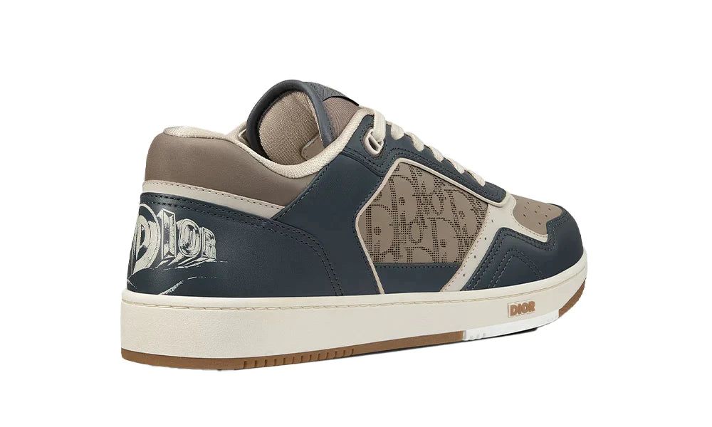 Dior B27 Low Sneakers — Dior Oblique Brown &amp; Deep Grey