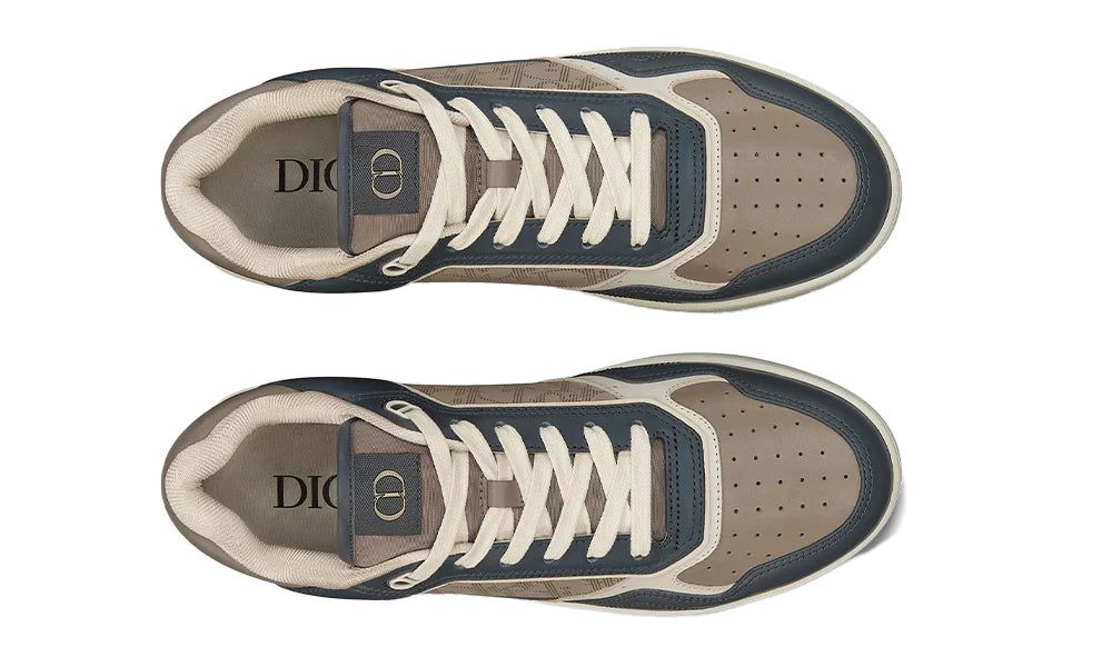 Dior B27 Low Sneakers — Dior Oblique Brown &amp; Deep Grey