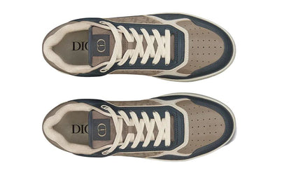 Dior B27 Low Sneakers — Dior Oblique Brown &amp; Deep Grey