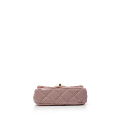 Chanel Quilted Lambskin Flap Bag — Pink with Aged Gold Hardware
