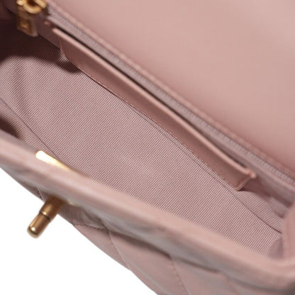 Chanel Quilted Lambskin Flap Bag — Pink with Aged Gold Hardware