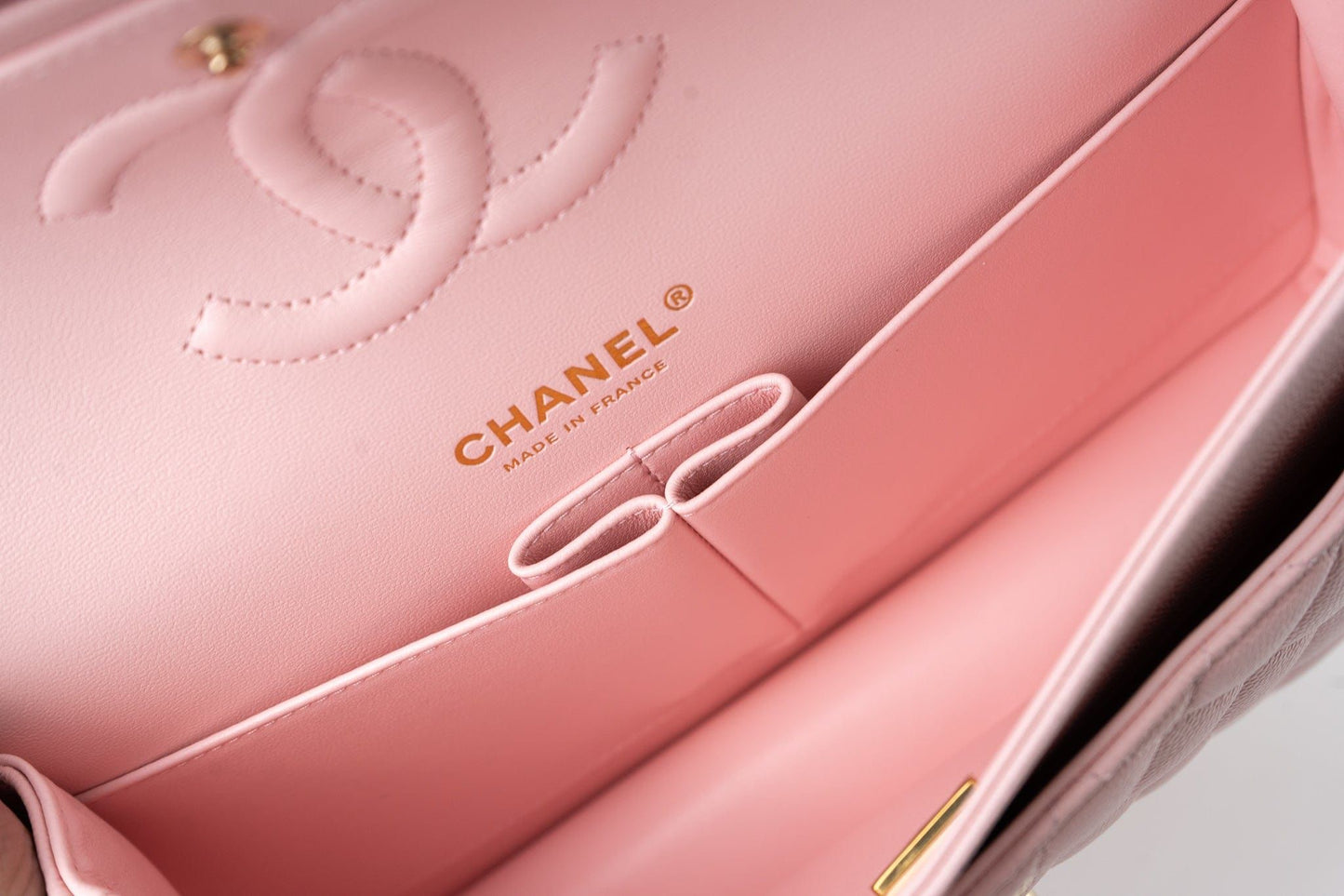 Chanel Light Pink Classic Double Flap Bag