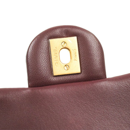 Chanel Mini Rectangular “Pearl Crush” Bag — Burgundy Lambskin with Aged Gold Hardware