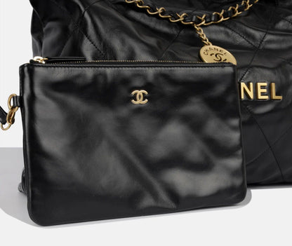 Chanel 22 Tote Bag — Black