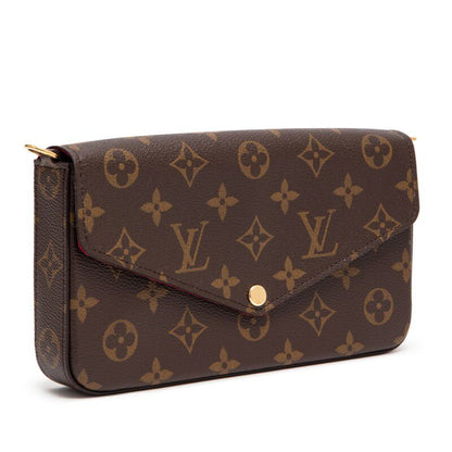 Louis Vuitton Felicie Pochette — Ebène Monogram Canvas with Gold Hardware