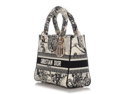 D-Lite Small Bag — Black &amp; White Canvas
