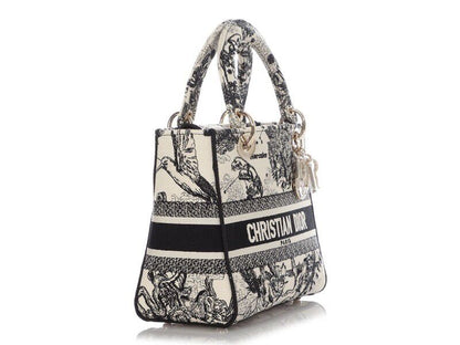 D-Lite Small Bag — Black &amp; White Canvas