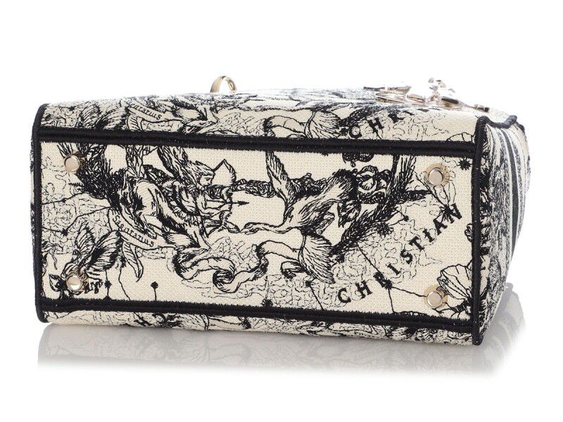 D-Lite Small Bag — Black &amp; White Canvas