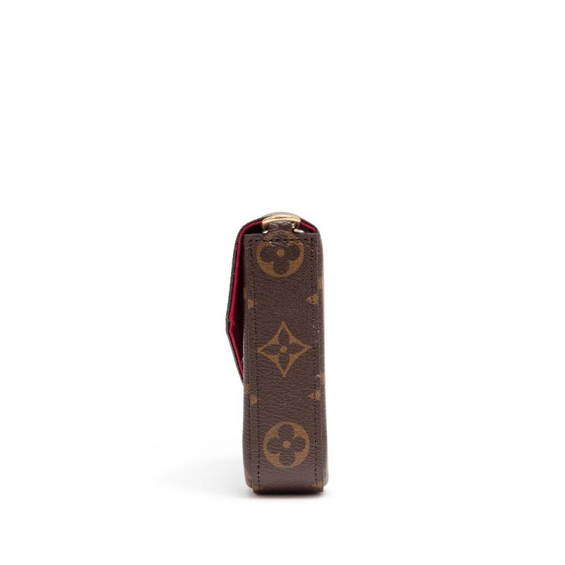 Louis Vuitton Felicie Pochette — Ebène Monogram Canvas with Gold Hardware