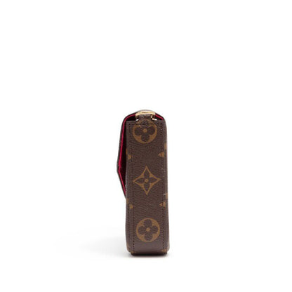 Louis Vuitton Felicie Pochette — Ebène Monogram Canvas with Gold Hardware