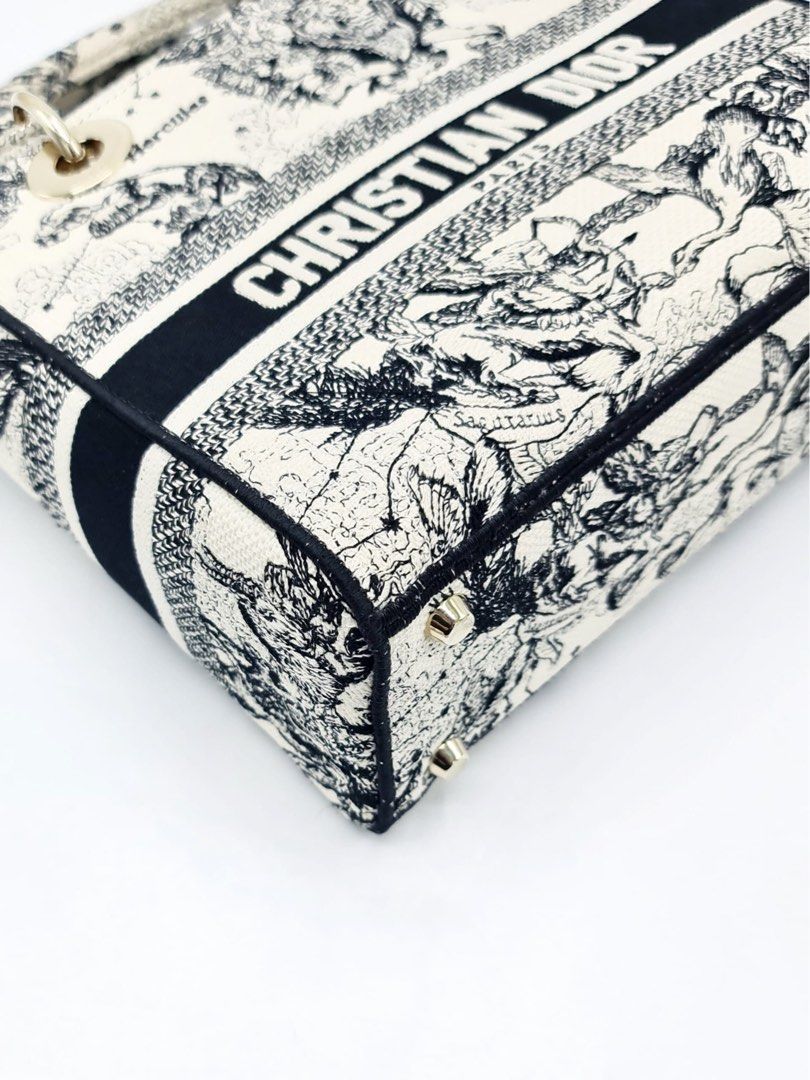 D-Lite Small Bag — Black &amp; White Canvas