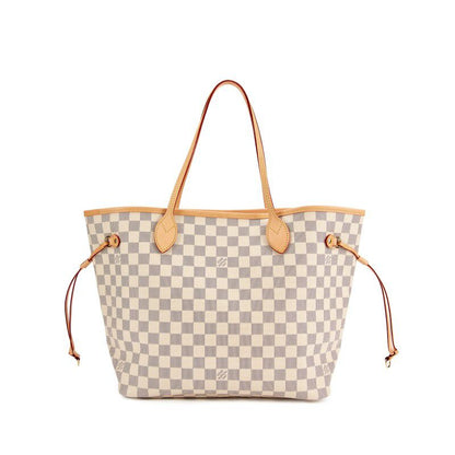 Louis Vuitton Neverfull Tote — White Variant with Gold‑Tone Hardware