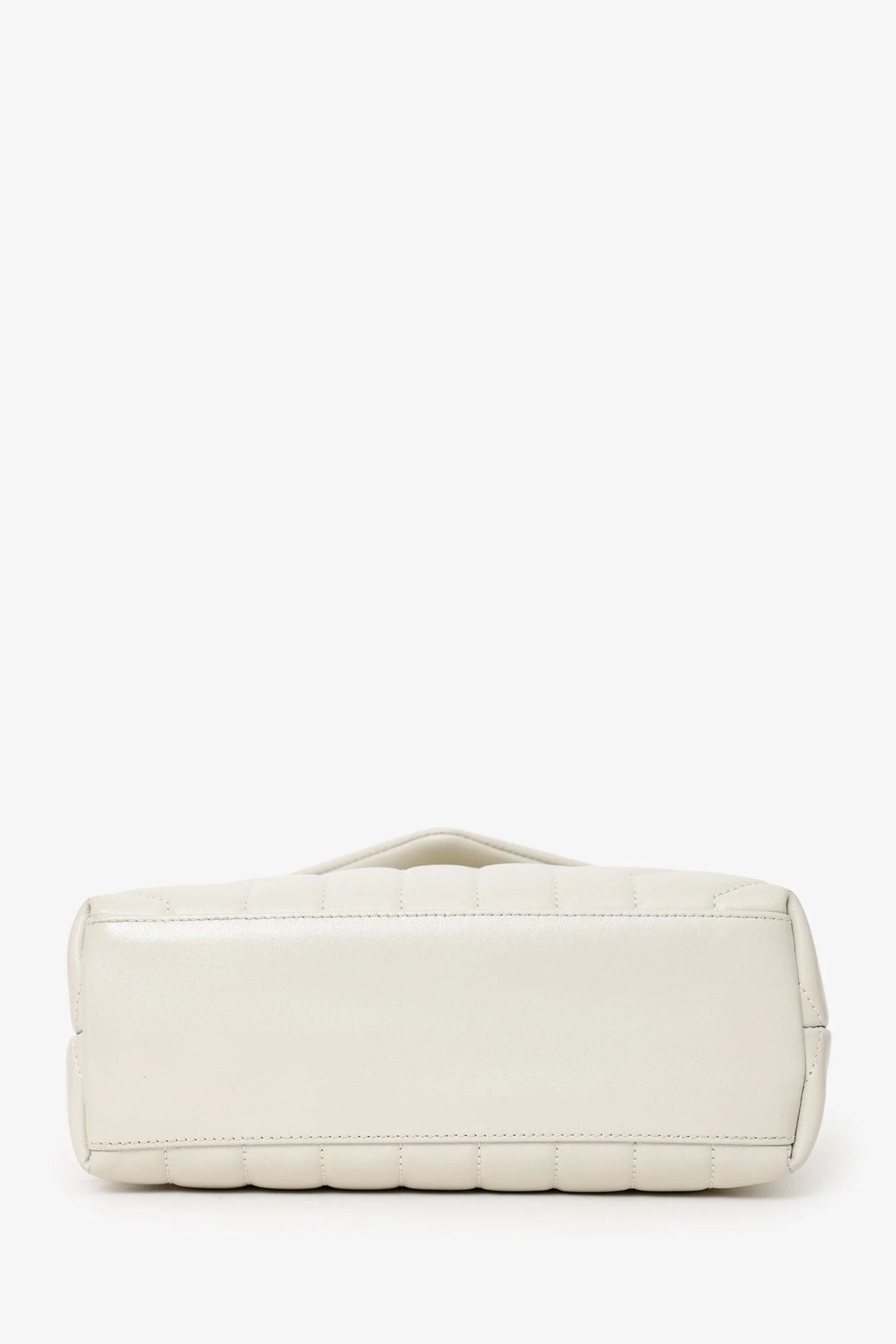 Saint Laurent Small Lou Handbag — Taupe