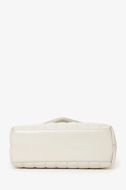 Saint Laurent Small Lou Handbag — Taupe
