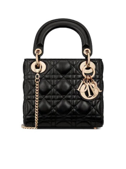 Mini Lady Dior Bag — Black