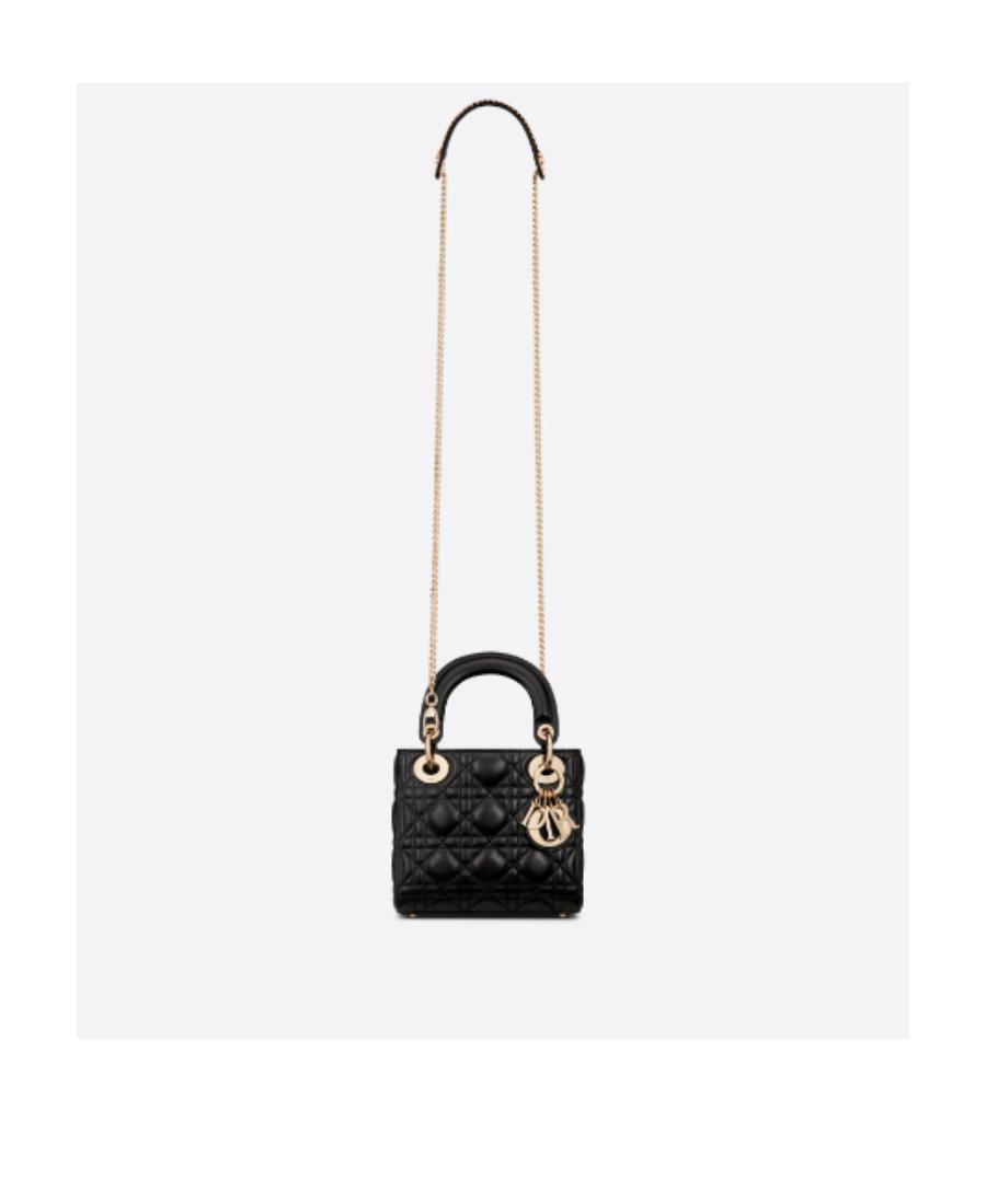 Mini Lady Dior Bag — Black