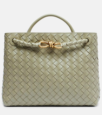 Andiamo Medium Leather Tote Bag