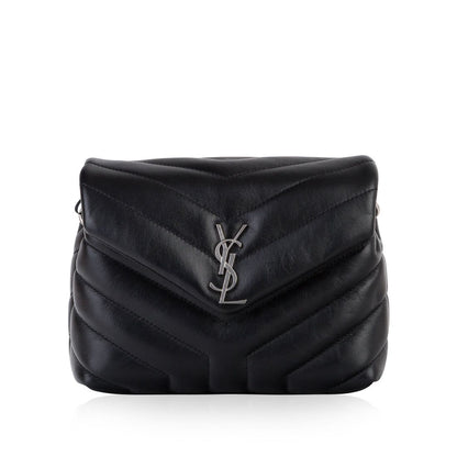 Saint Laurent Envelope Flap Pouch – Black