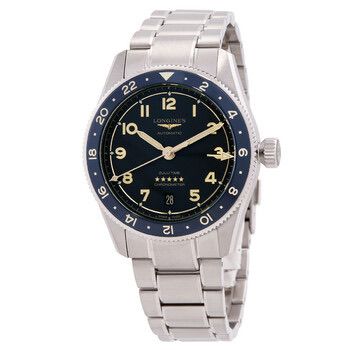 Longines Spirit Zulu Time Automatic Chronometer — Men’s GMT Watch