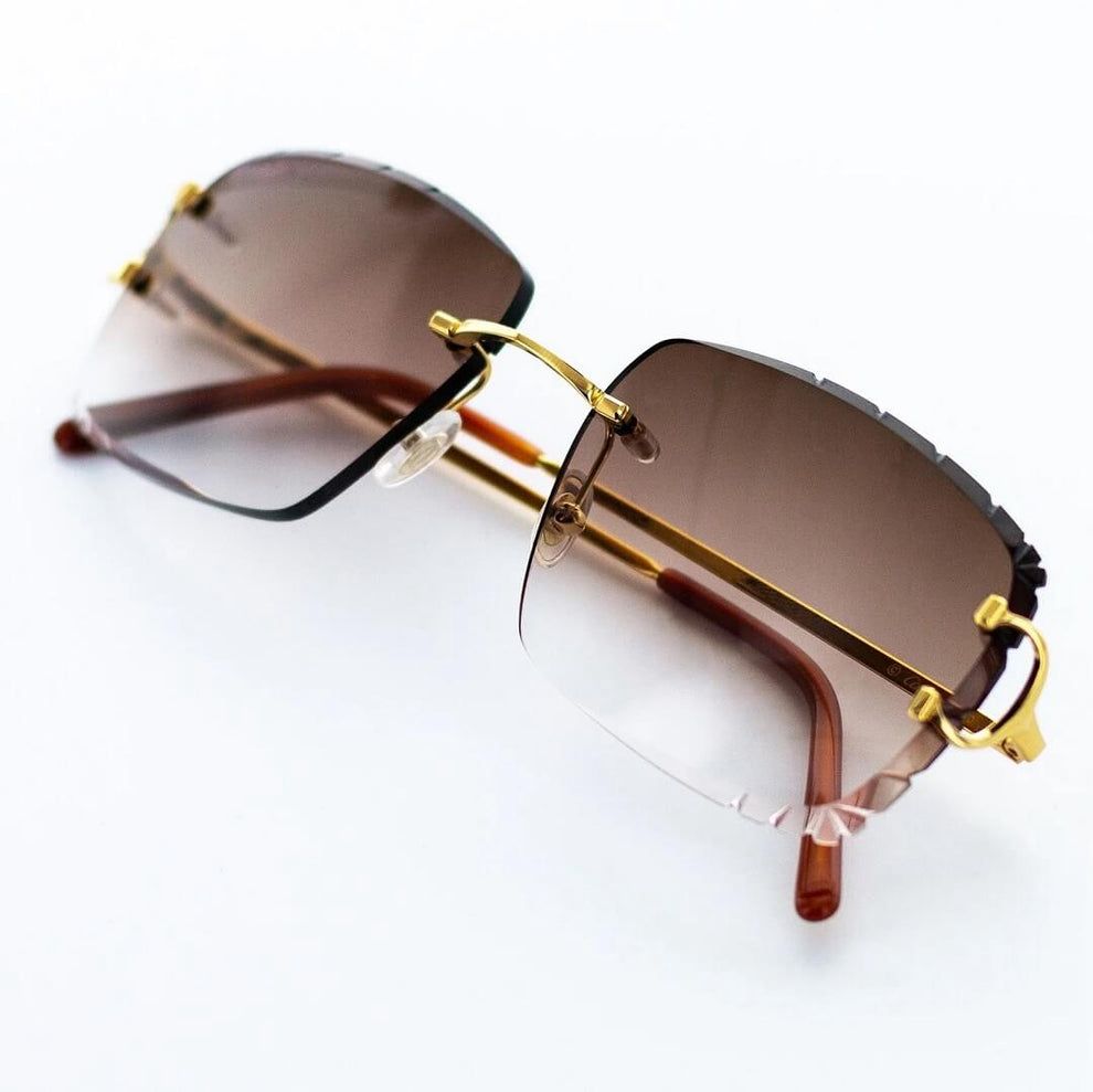 Cartier Diamond-Cut Sunglasses