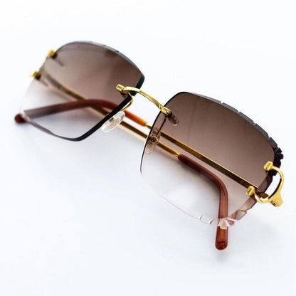 Cartier Diamond-Cut Sunglasses