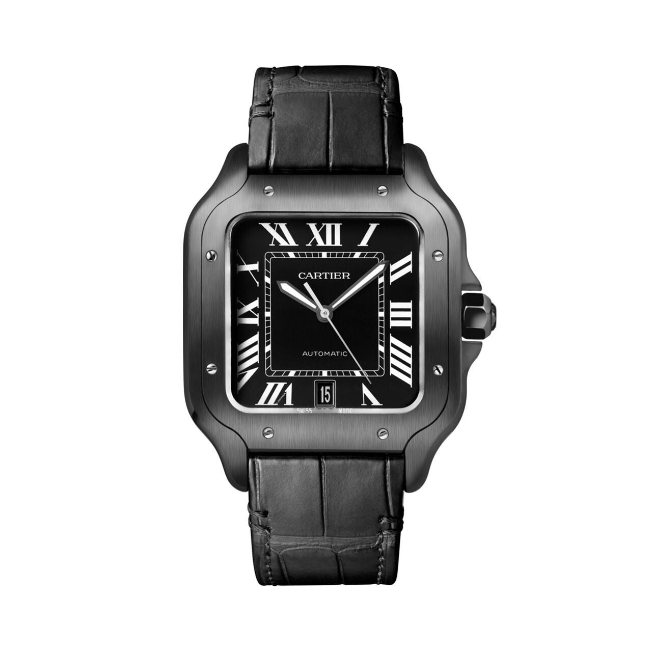 The Cartier Santos Black