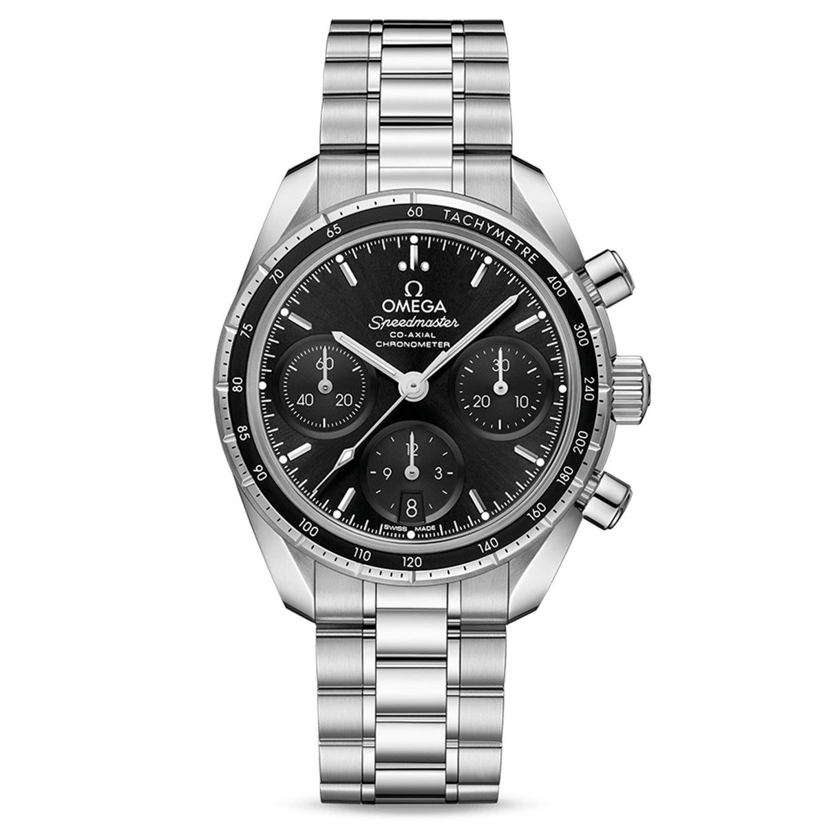 Omega Speedmaster 38 Co‑Axial Chronometer Chronograph — 38 mm