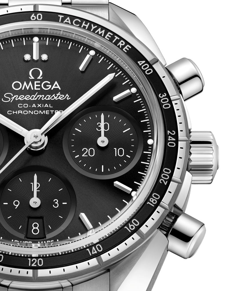 Omega Speedmaster 38 Co‑Axial Chronometer Chronograph — 38 mm