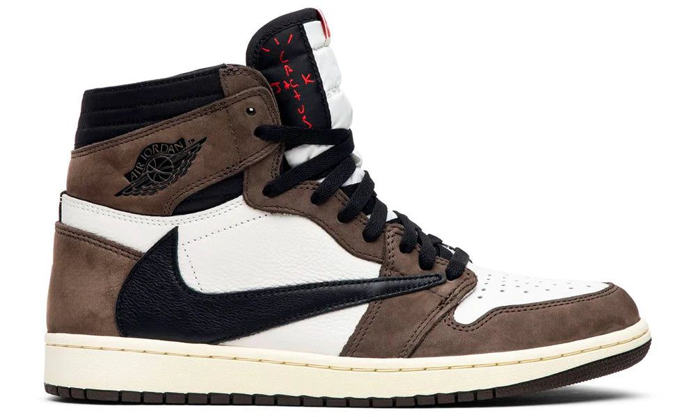 Travis Scott x Air Jordan 1 Retro High OG “Mocha” — Black/Mocha/Sail