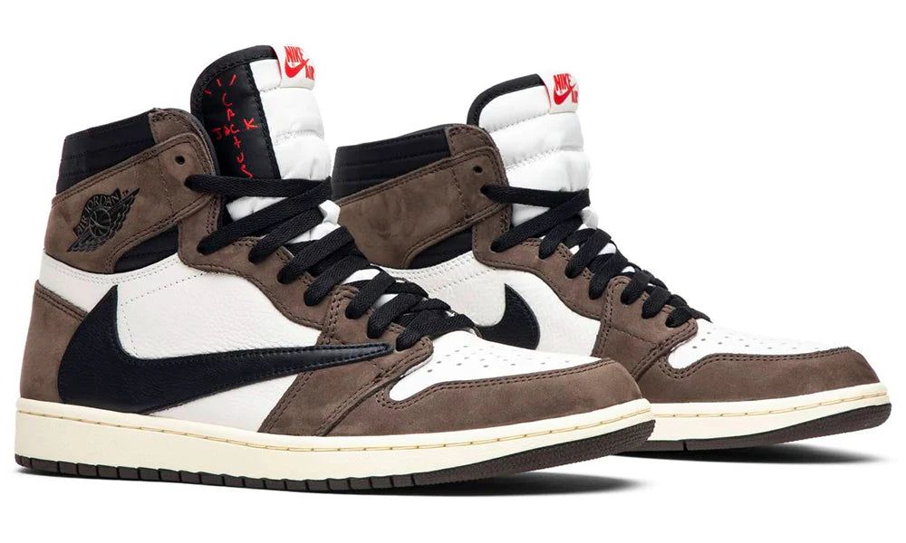 Travis Scott x Air Jordan 1 Retro High OG “Mocha” — Black/Mocha/Sail