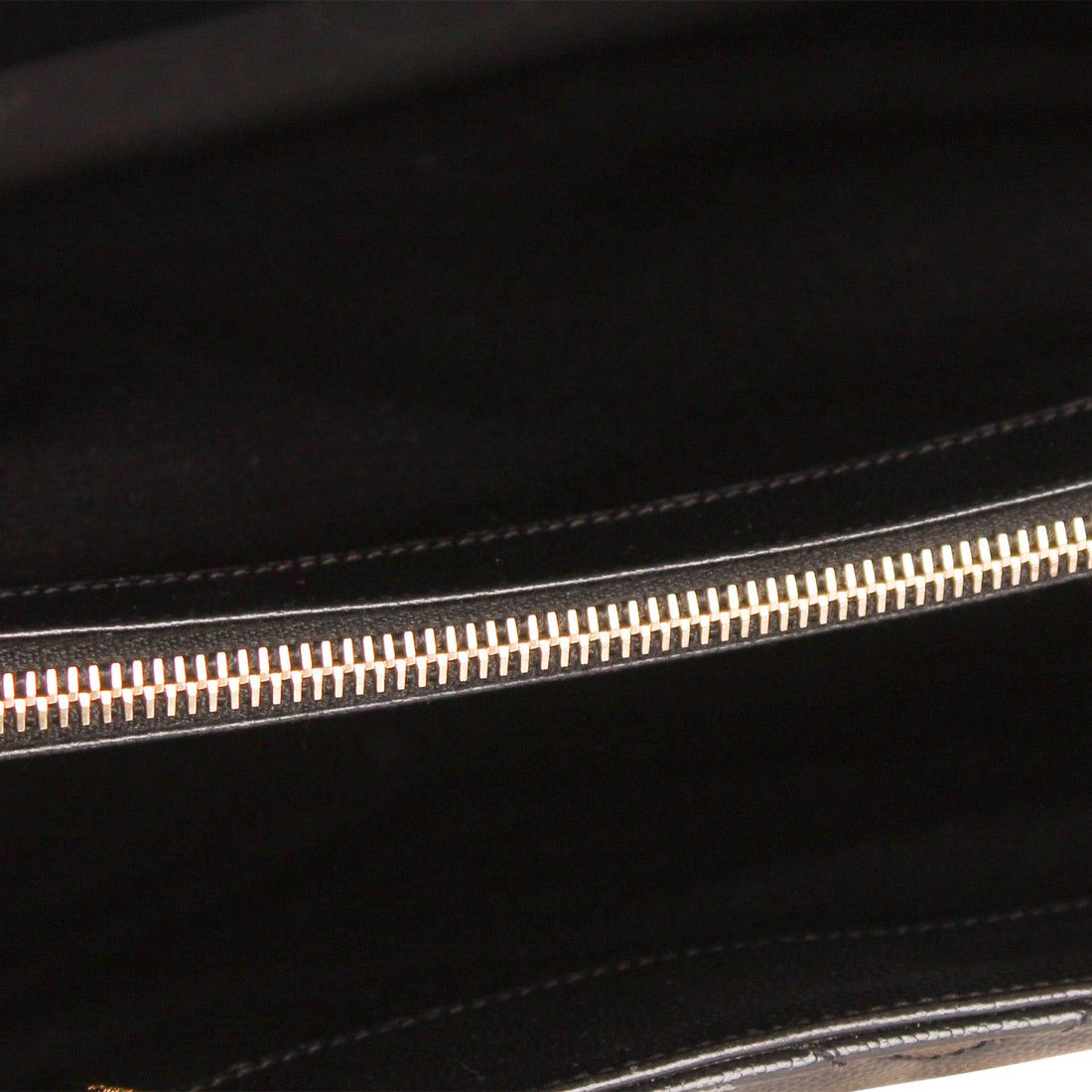 Saint Laurent Cassandre Medium Tote — Black Caviar Leather with Gold Hardware