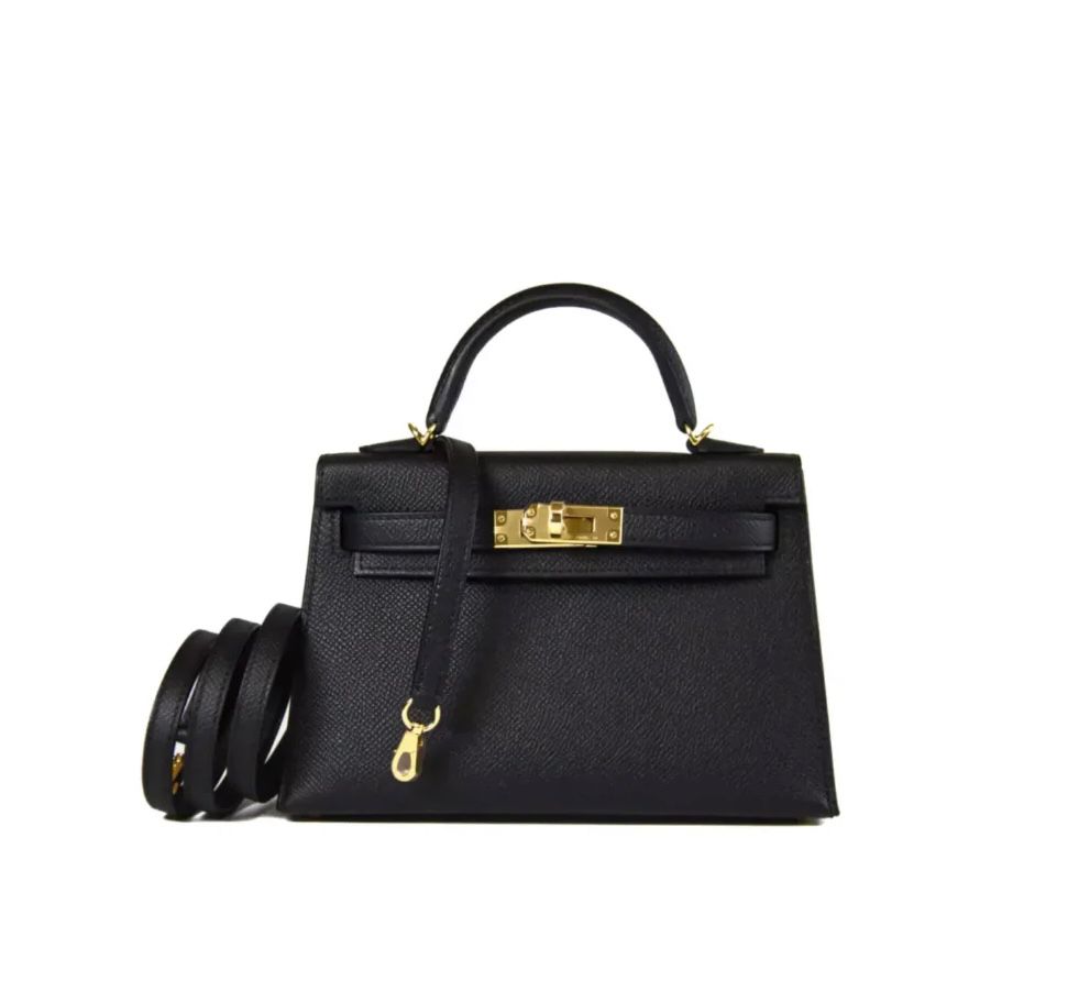 Hermes Mini Kelly Epsom Black 20cm