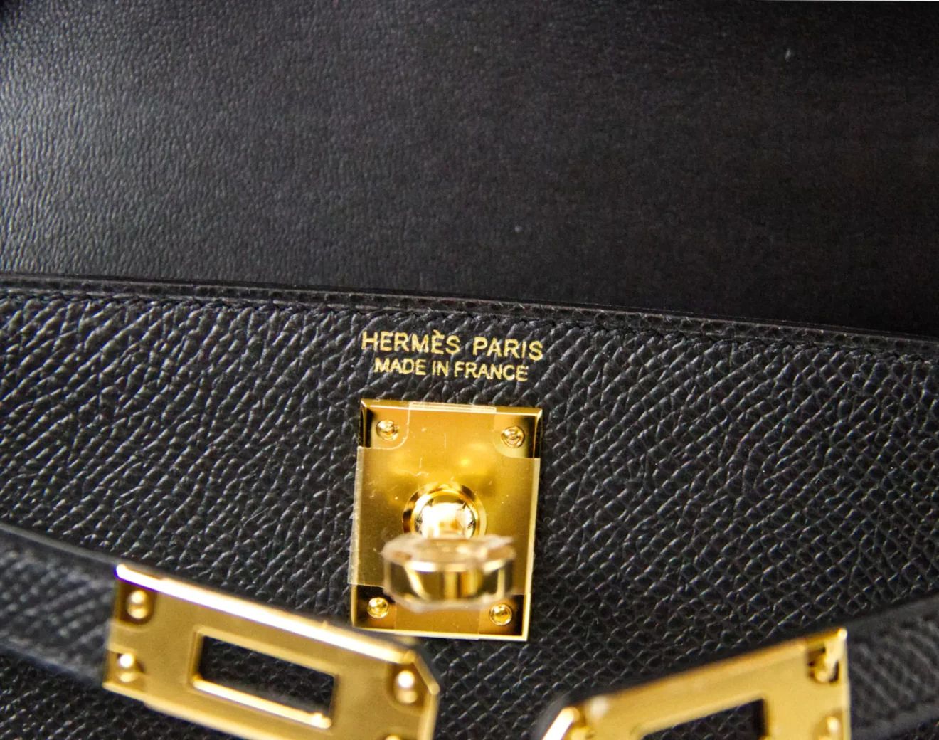 Hermes Mini Kelly Epsom Black 20cm