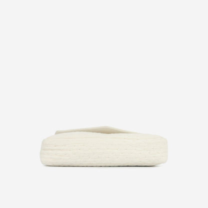 Saint Laurent Calypso Bag — Cream Organza &amp; Lambskin with Gold Hardware