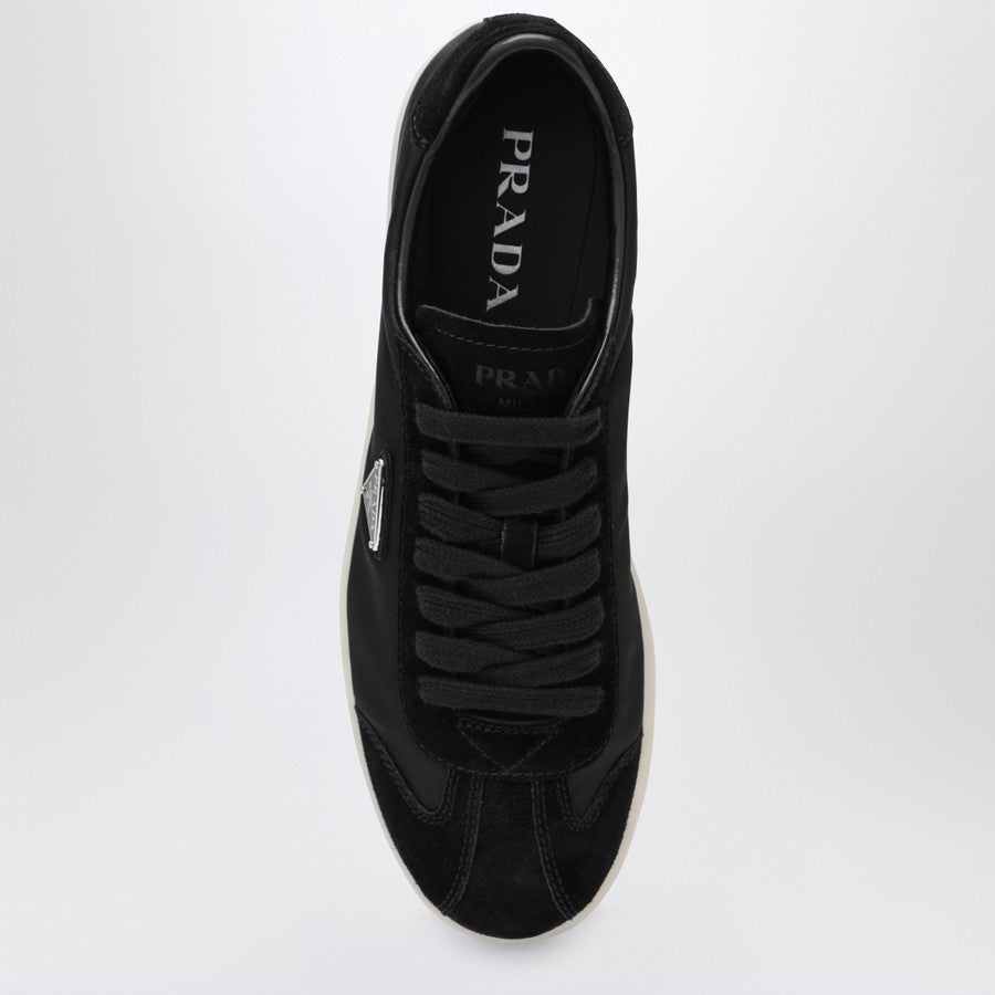 Prada Black Suede Loafers