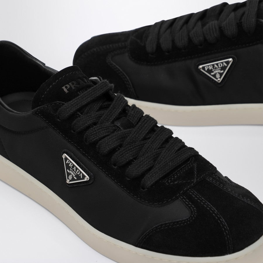 Prada Black Suede Loafers