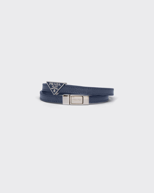 Prada Saffiano Leather Bracelet